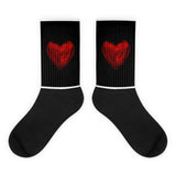 Black foot socks